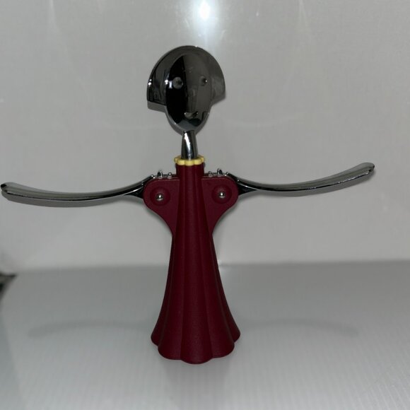 Alessi Anna G. Corkscrew, Made inItaly, Maroon - Picture 4 of 6